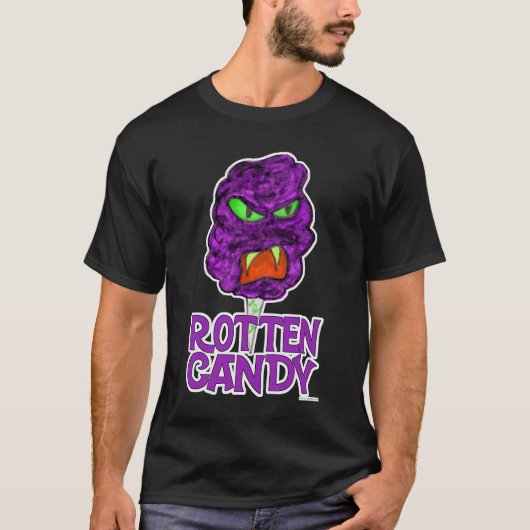 Rotten Snoep Funny Sweet Treat Parody T-shirt (Voorkant)