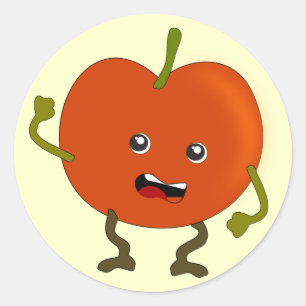 Rotten Tomato: Bad Fruit Gang Ronde Sticker
