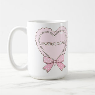 Rottend in Bed Hart Ontwerp Parels & Strikken Sc Koffiemok