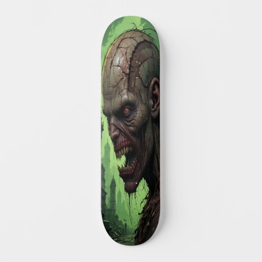 Rottend Zombiegezicht - Horror Persoonlijk Skateboard (Voorkant)