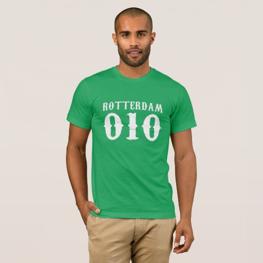 Rotterdam 010 T-Shirt (Voorkant volledig)