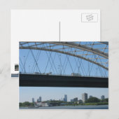 Rotterdam Bridge over de Meuse Photo Briefkaart (Voorkant / Achterkant)
