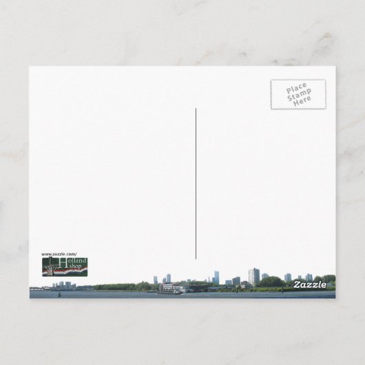 Rotterdam Bridge over de Meuse Photo Briefkaart (Achterkant)