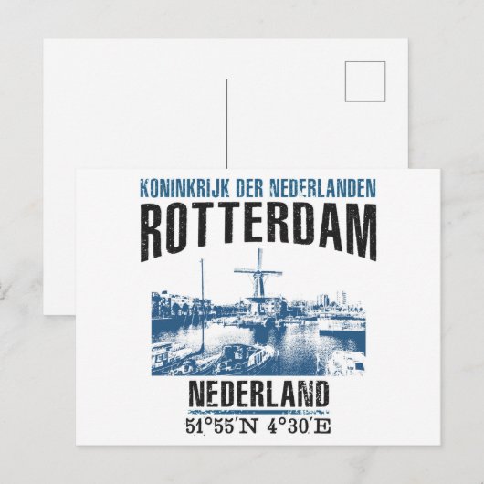 Rotterdam Briefkaart (Voorkant / Achterkant)