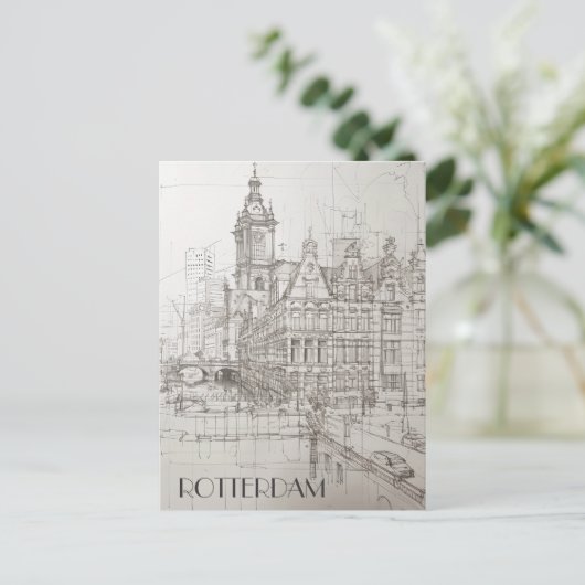 Rotterdam Briefkaart (Staand voorkant)