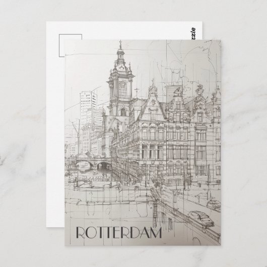 Rotterdam Briefkaart (Voorkant / Achterkant)