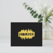 Rotterdam City Cityscape Skyline Trip Funny Gift Briefkaart (Staand voorkant)