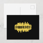 Rotterdam City Cityscape Skyline Trip Funny Gift Briefkaart (Voorkant / Achterkant)