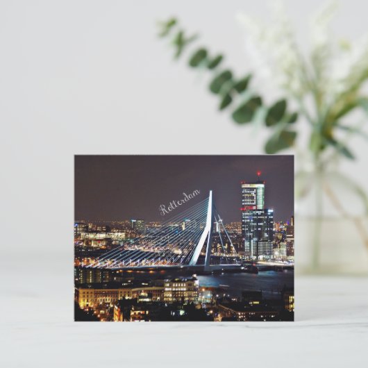 Rotterdam Cityscape Briefkaart (Staand voorkant)