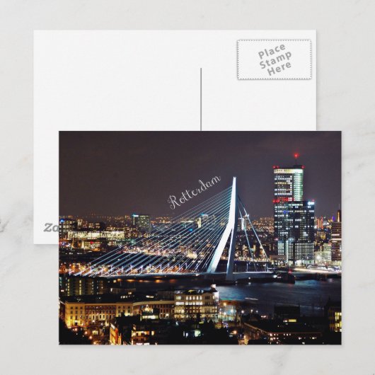 Rotterdam Cityscape Briefkaart (Voorkant / Achterkant)