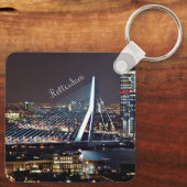 Rotterdam Cityscape Sleutelhanger (Achterkant)