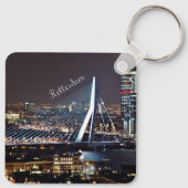 Rotterdam Cityscape Sleutelhanger (Achterkant)
