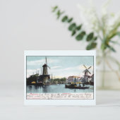 Rotterdam De Nederlandse Oude Haven Briefkaart (Staand voorkant)