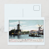 Rotterdam De Nederlandse Oude Haven Briefkaart (Voorkant / Achterkant)