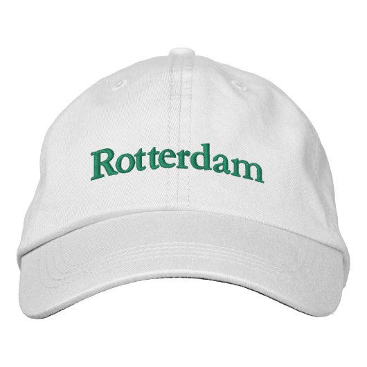 Rotterdam Embroidered Baseball Cap (Voorkant)