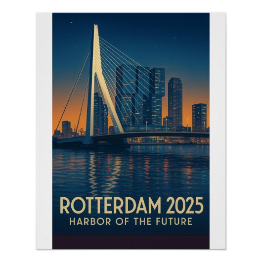 Rotterdam: haven van de toekomst perfect poster (Voorkant)