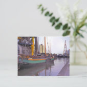 Rotterdam, historische schepen, Nederlandse zadels Briefkaart (Staand voorkant)