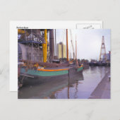 Rotterdam, historische schepen, Nederlandse zadels Briefkaart (Voorkant / Achterkant)