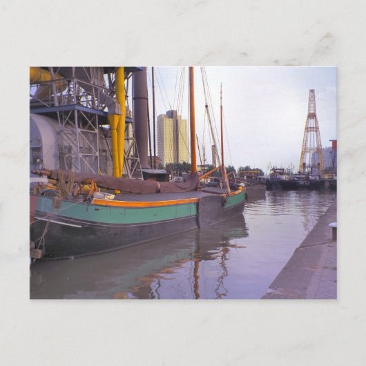 Rotterdam, historische schepen, Nederlandse zadels Briefkaart (Voorkant)