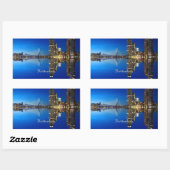 Rotterdam, Landschapsfoto Rechthoekige Sticker (Vel)