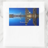 Rotterdam, Landschapsfoto Rechthoekige Sticker (Tas)