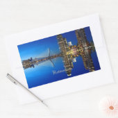 Rotterdam, Landschapsfoto Rechthoekige Sticker (Envelop)