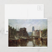 Rotterdam, Le Pont de BCourby Eugene Boudin Briefkaart (Voorkant / Achterkant)