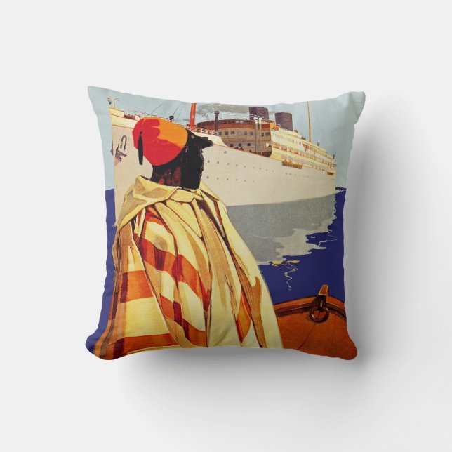 Rotterdam Lloyd Kussen (Voorkant)