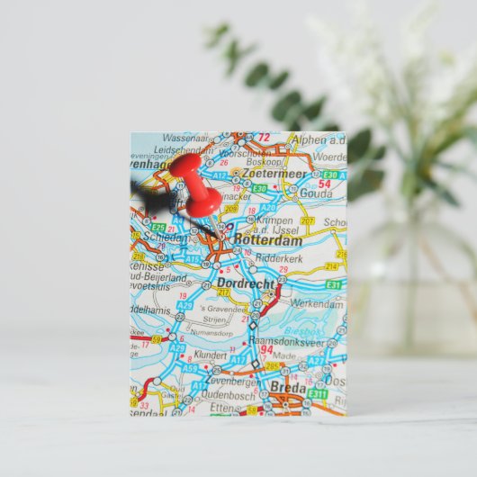 Rotterdam, Nederland Briefkaart (Staand voorkant)