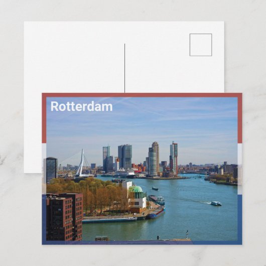 Rotterdam - Nederland Briefkaart (Voorkant / Achterkant)