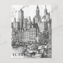 Rotterdam, Nederland Briefkaart
