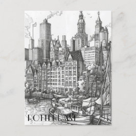 Rotterdam, Nederland Briefkaart