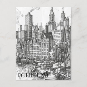 Rotterdam, Nederland Briefkaart