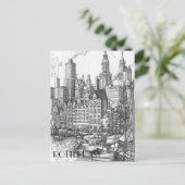 Rotterdam, Nederland Briefkaart (Staand voorkant)