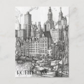Rotterdam, Nederland Briefkaart (Voorkant)