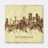 Rotterdam Nederland Cityscape Magneet (Voorkant)