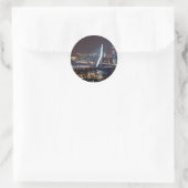 Rotterdam, Nederland Ronde Sticker (Tas)