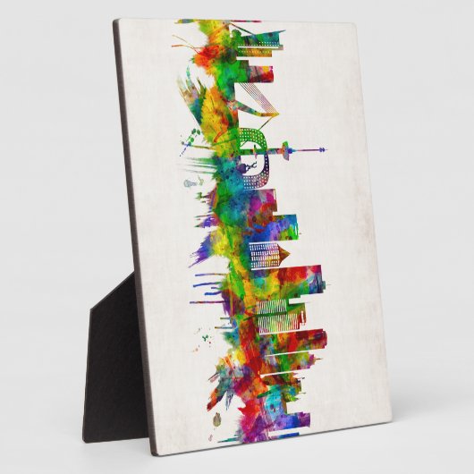 Rotterdam Nederland Skyline Fotoplaat (Zijkant)