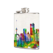 Rotterdam Nederland Skyline Heupfles (Links)