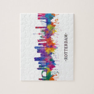 Rotterdam Nederland Skyline Legpuzzel