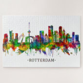 Rotterdam Nederland Skyline Legpuzzel (Horizontaal)