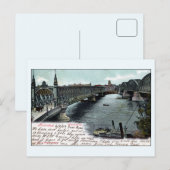 Rotterdam: Nederland Willems Bridge Briefkaart (Voorkant / Achterkant)