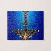 Rotterdam Night Skyline Legpuzzel (Horizontaal)