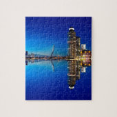 Rotterdam Night Skyline Legpuzzel (Verticaal)