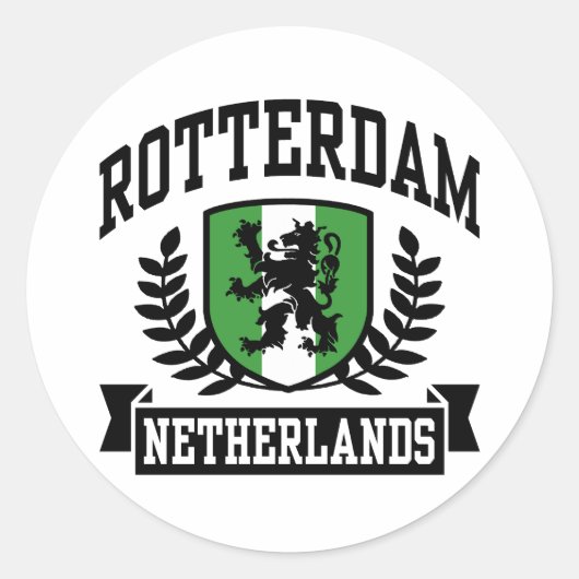Rotterdam Ronde Sticker (Voorkant)
