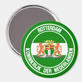 Rotterdam Round Emblem Magneet (Voorkant / Achterkant)
