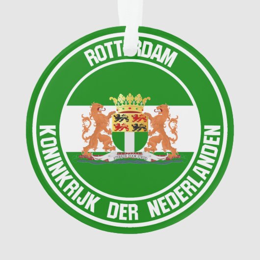 Rotterdam Round Emblem Ornament (achterkant)