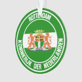 Rotterdam Round Emblem Ornament (voorkant)