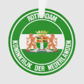 Rotterdam Round Emblem Ornament (voorkant)