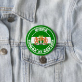Rotterdam Round Emblem Ronde Button 7,6 Cm (In situ)